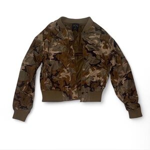 Camouflage Bomber Jacket